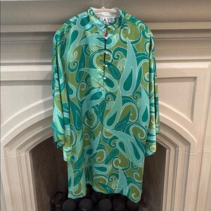 Vibrant Green silk dress